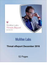 McAfee Labs Threat sReport December 2016  52 Pages
